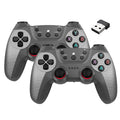 Pack 2 Mandos Inalámbricos 2.4GHz con USB Receptor | Doble Joystick | Compatible PC / Android / Android TV / TV Box | Diseño Gaming | Modelo JS-029 (CE)