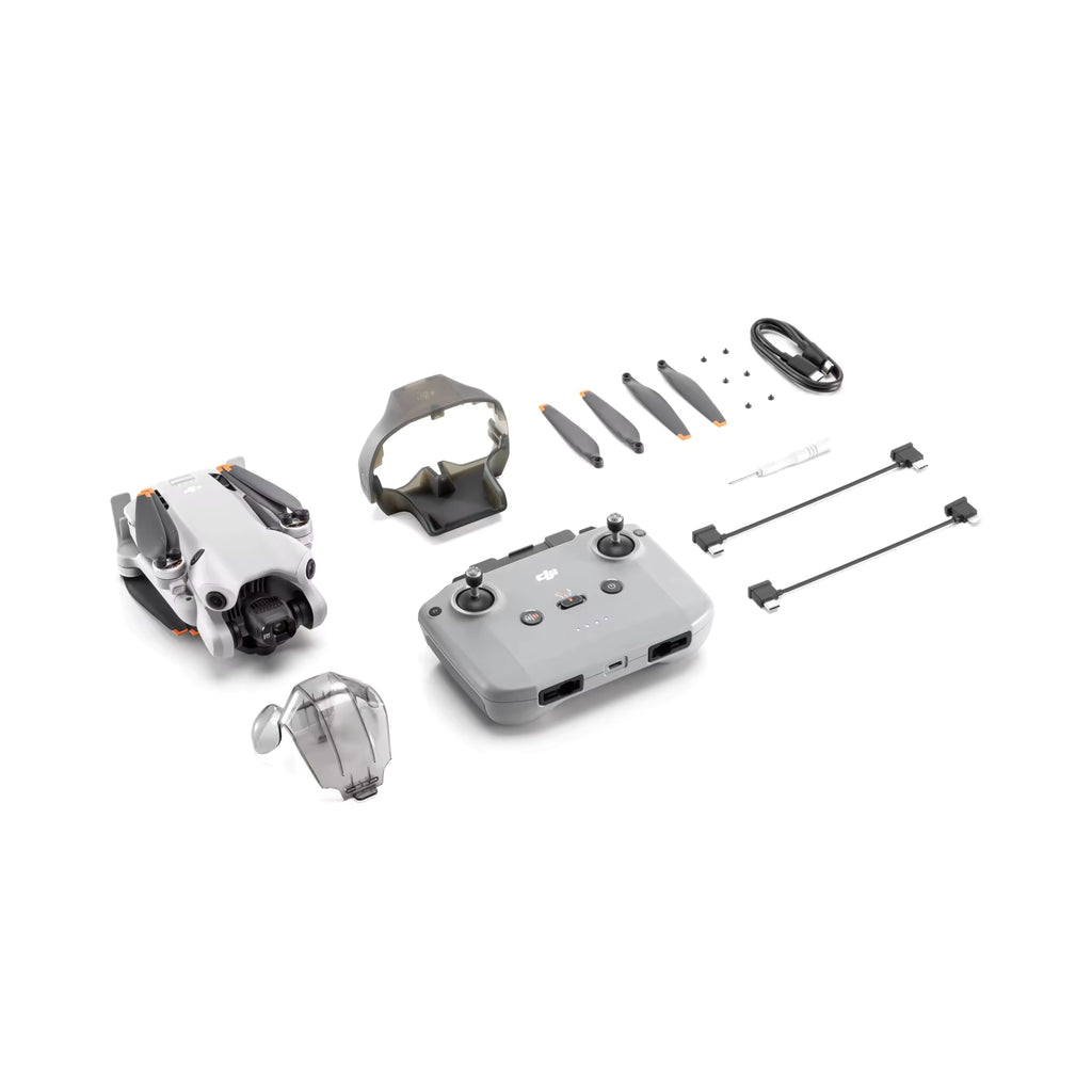 Dron “Mini 4 Pro” Fly More Combo con RC 2 | 4K/60fps HDR + Grabación Vertical Real | 48MP | Alcance hasta 20 km | GPS (Galileo/BeiDou) | <249 g | Hasta 45 min | QuickShots + Panorámicas