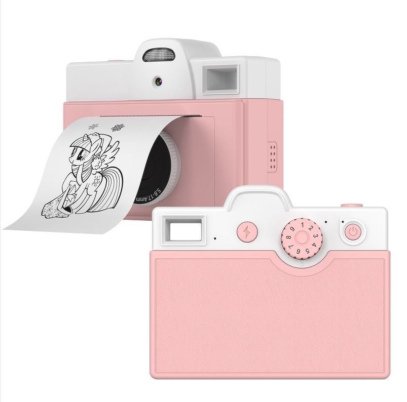 Cámara Instantánea Infantil Q8 con Impresora | Imprime Fotos al Momento | Pantalla 2” | Gran Angular 180° | microSD/TF | Batería 1200mAh | Regalo Ideal