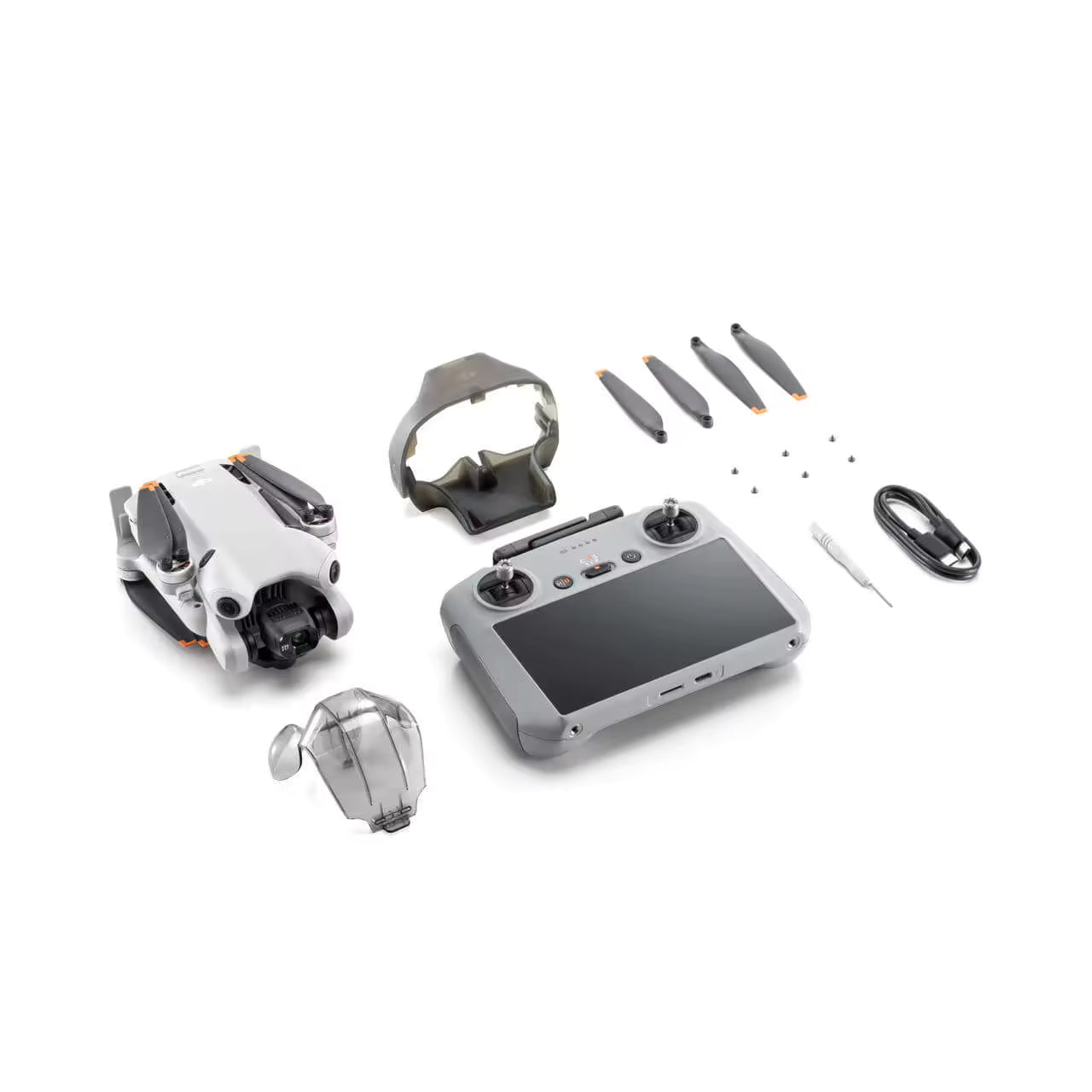 Dron “Mini 4 Pro” Fly More Combo con RC 2 | 4K/60fps HDR + Grabación Vertical Real | 48MP | Alcance hasta 20 km | GPS (Galileo/BeiDou) | <249 g | Hasta 45 min | QuickShots + Panorámicas