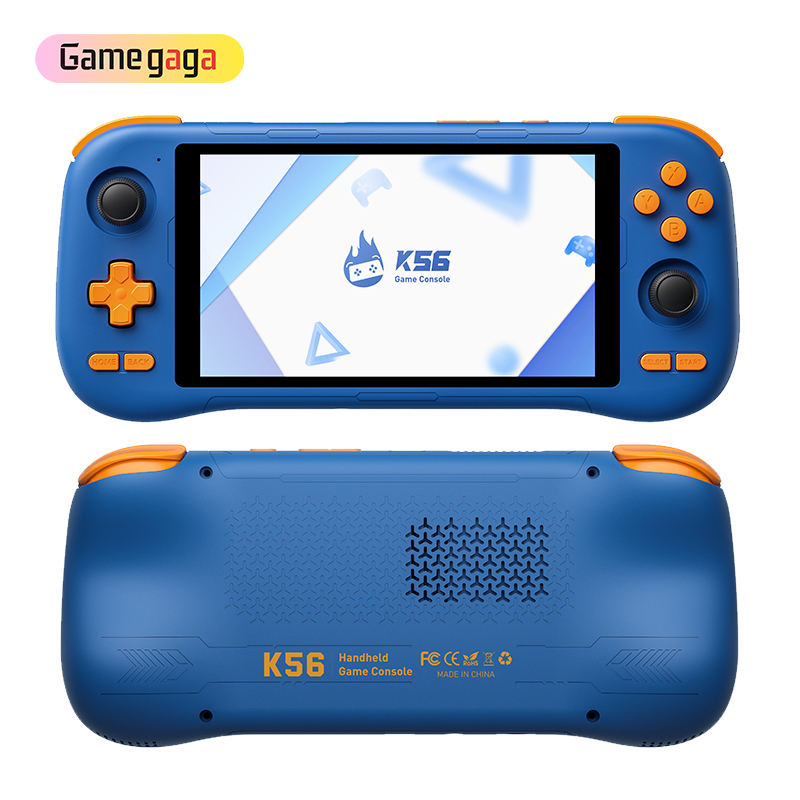 Consola Gaming Portátil KINHANK K56 (Android 14) | Pantalla Táctil 5.5” FHD 1080p | 6GB RAM + 128GB eMMC | WiFi 2.4/5G + BT 5.0 | Batería 5000mAh | Retro/PS2