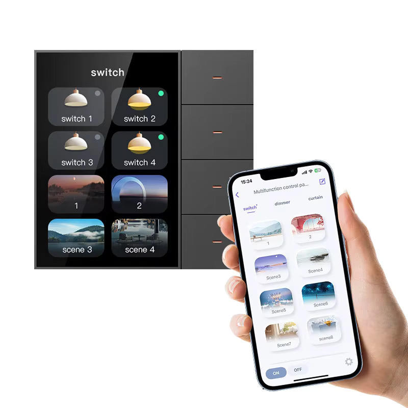 Panel de Control Domótico Tuya 10,1” con Alexa | Pantalla Táctil OLED 1080p + Hub Zigbee + Intercom
