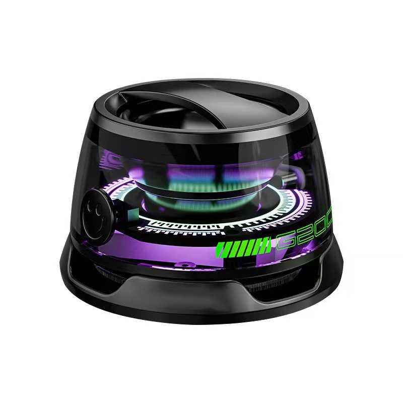 Mini Altavoz Bluetooth Magnético RGB para Móvil (G200) | BT 5.3 | TWS Estéreo | IPX6 Impermeable | 3W | Batería 450mAh (3–5h) | Metal | Portátil