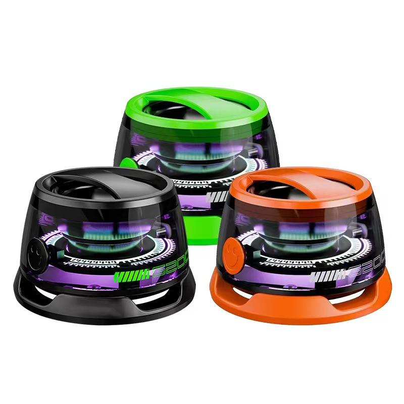 Mini Altavoz Bluetooth Magnético RGB para Móvil (G200) | BT 5.3 | TWS Estéreo | IPX6 Impermeable | 3W | Batería 450mAh (3–5h) | Metal | Portátil