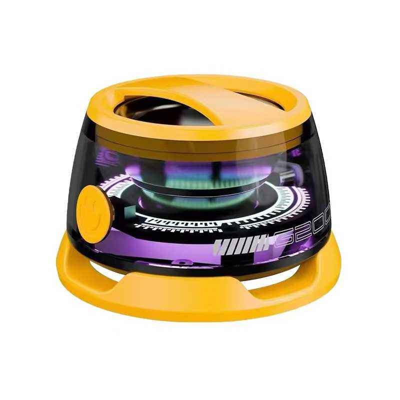 Mini Altavoz Bluetooth Magnético RGB para Móvil (G200) | BT 5.3 | TWS Estéreo | IPX6 Impermeable | 3W | Batería 450mAh (3–5h) | Metal | Portátil