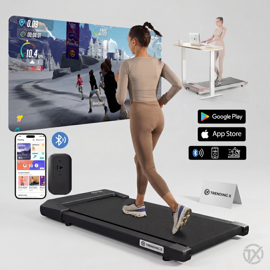 Cinta de Correr Walking Pad 2 en 1 con Mando + Pantalla LCD