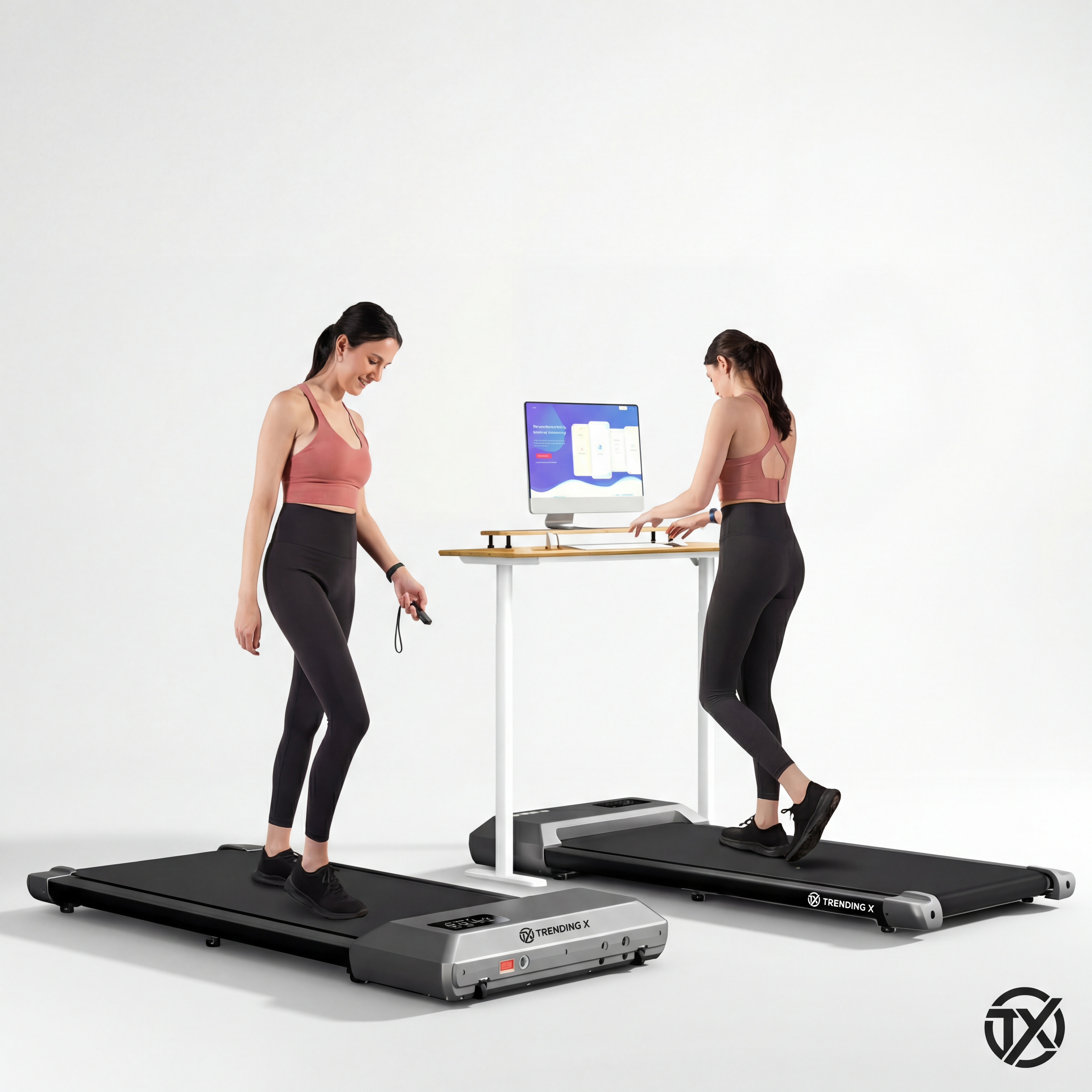 Cinta de Correr Walking Pad 2 en 1 con Mando + Pantalla LCD