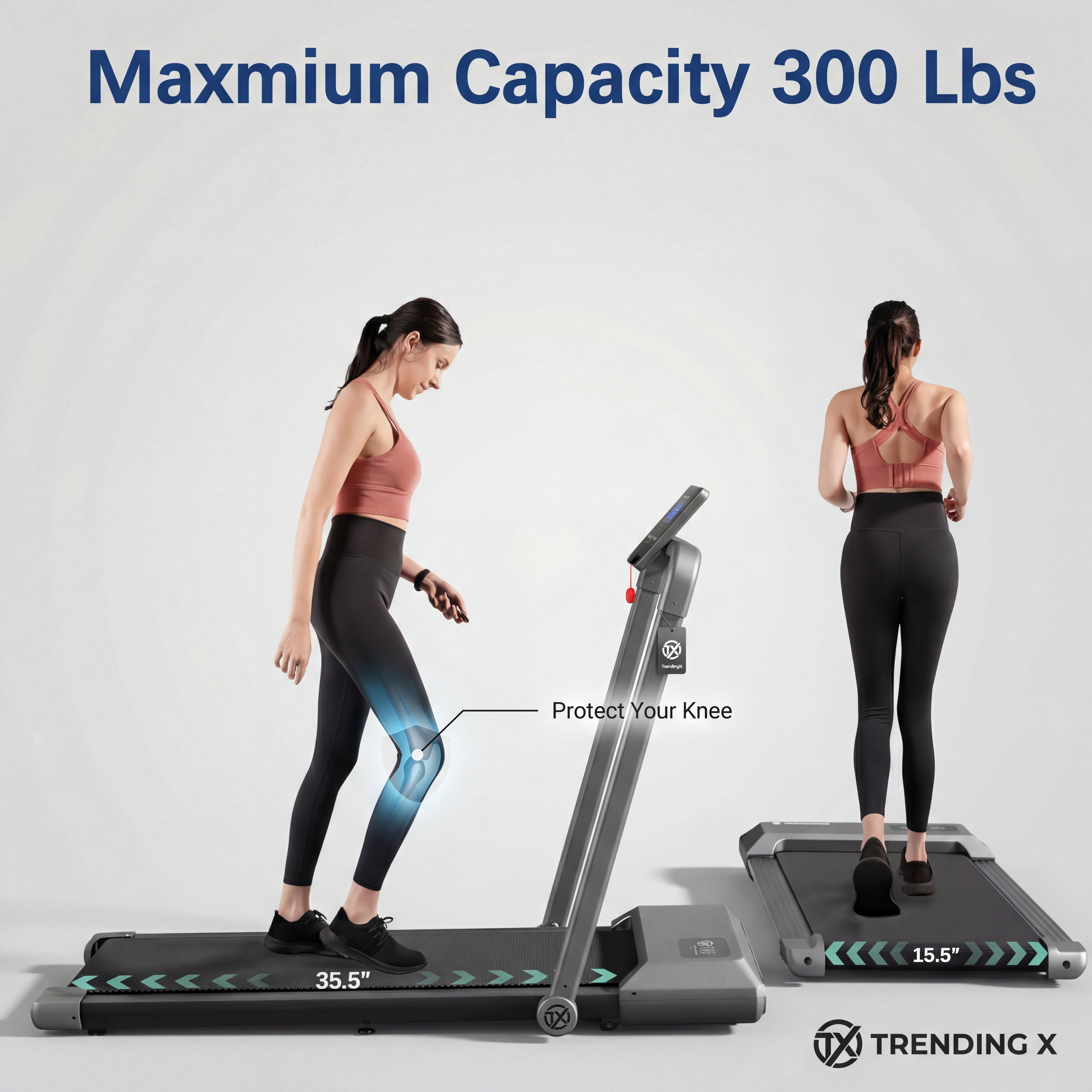 Cinta de Correr Walking Pad 2 en 1 con Mando + Pantalla LCD